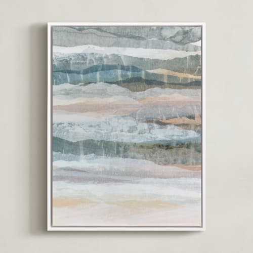 This is a dove grey art by Lara Eckerman called glowing frost i