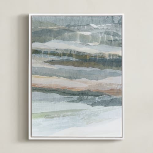 This is a dove grey art by Lara Eckerman called glowing frost ii