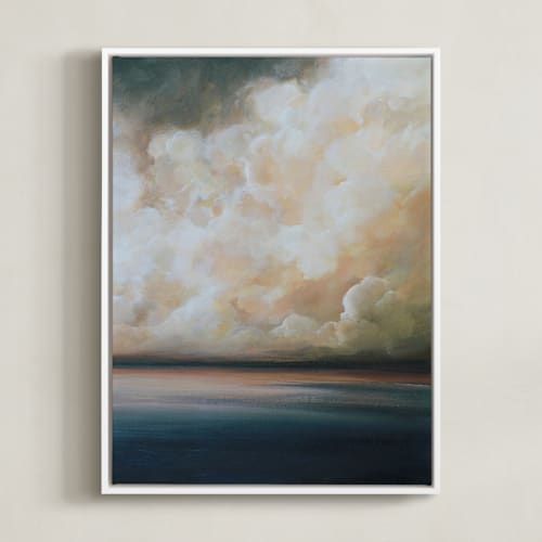 This is a peach art by Mya Bessette called reunion 2