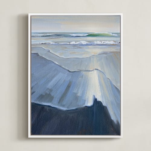 This is a breezy art by Khara Ledonne called silver plated tide