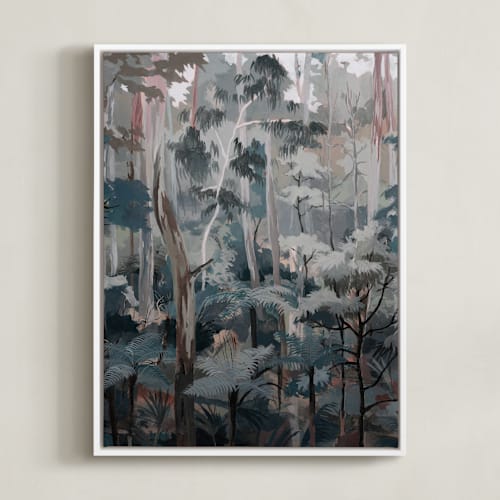 This is a eucalyptus green art by Alice Carmen called eucalyptus