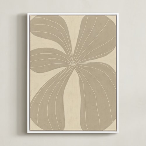 This is a sand beige art by Alisa Galitsyna called beige flower