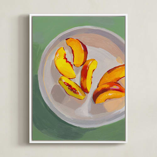This is a jade art by Patrice Horvath called peaches