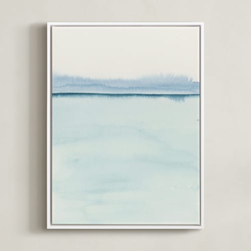This is a powder blue art by Emily Magone called playa two