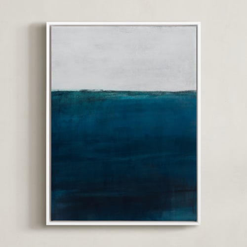 This is a ocean blue art by Melissa Marquardt called below the sea