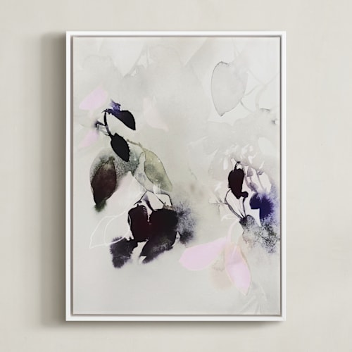 This is a pink gray art by Marta Spendowska called evening flora