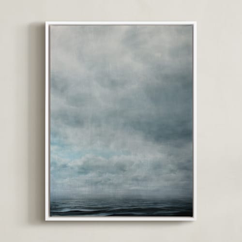 This is a meditative blue art by Brian Sostrom called a meditation