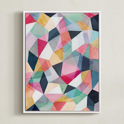 This is a cerise art by Hooray Creative called kaleidoscope no.1