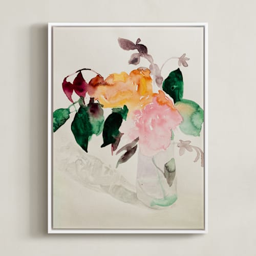 This is a sarah bernhardt pink art by Betsyness Studio called peonies