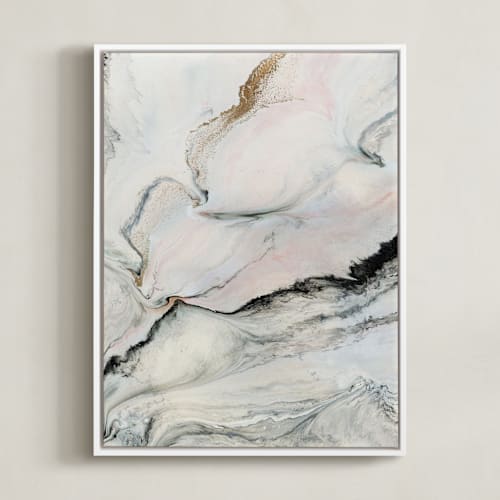 This is a pewter art by Melanie Severin called beneath the layers