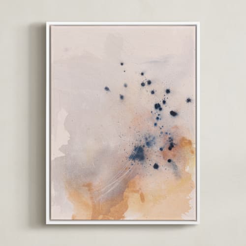 This is a lilac wash art by Jennifer Daily called raw study 1