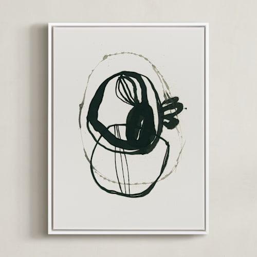 This is a black, white, beige art by Catilustre called black 03
