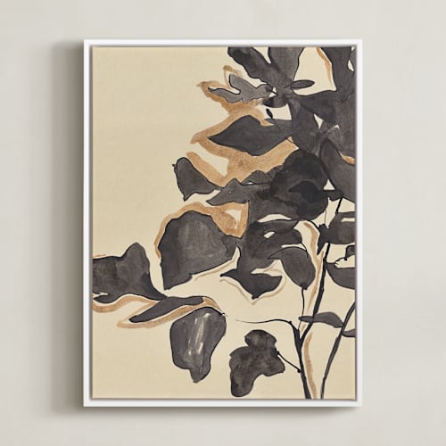 This is a cream art by Laura Condouris called young fig