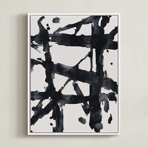This is a midnight black art by Afton Harding called ink bridges