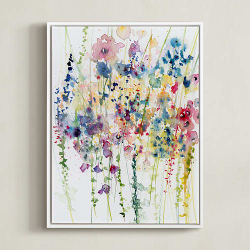 This is a rose art by Lindsay Megahed called wildflowers