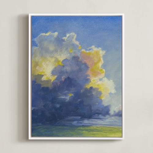 This is a thunder blue art by Stephanie Goos Johnson called a better day