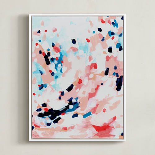 This is a coral art by Katie Craig called grapefruity too
