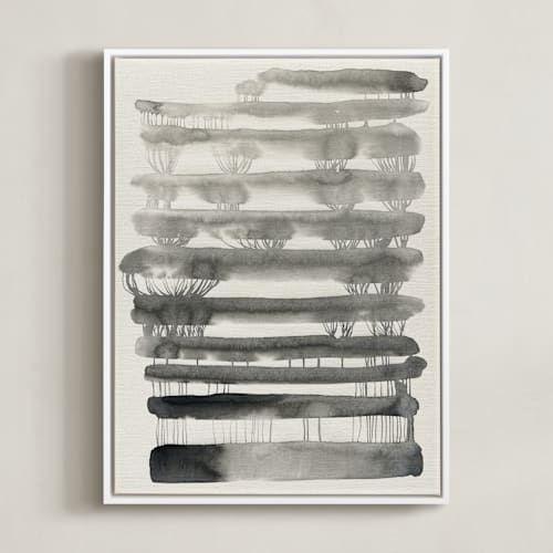 This is a black art by Ekaterina Romanova called abstract watercolor 90