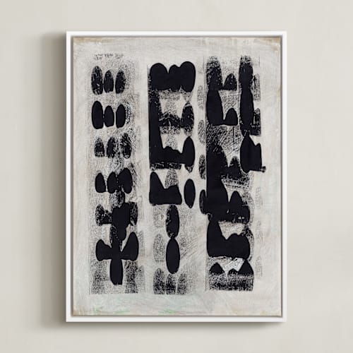 This is a india ink art by Lorent and Leif called domino effect