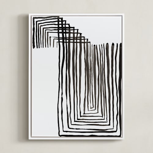 This is a moon art by Bethania Lima called in and out