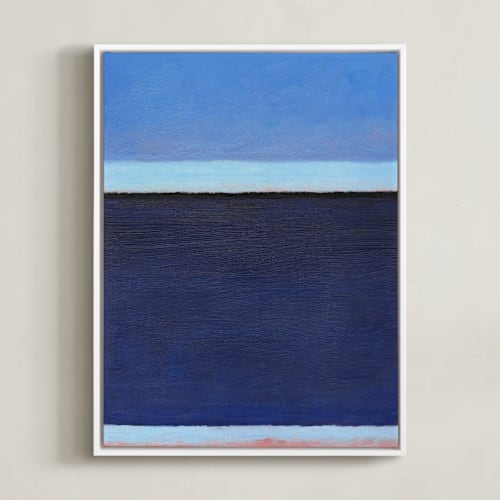 This is a deep blue sea art by Carol C. Young called deep blue bay