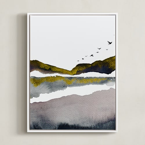 This is a white art by Katy Abraham called apex
