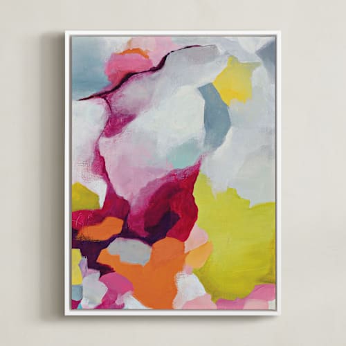 This is a blue art by Mya Bessette called infusion