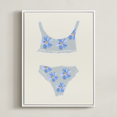 This is a ash grey kids wall art by Johanne Dziemian called beach day 2