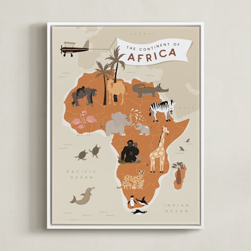 This is a camel kids wall art by Kamala Nahas called animals of africa