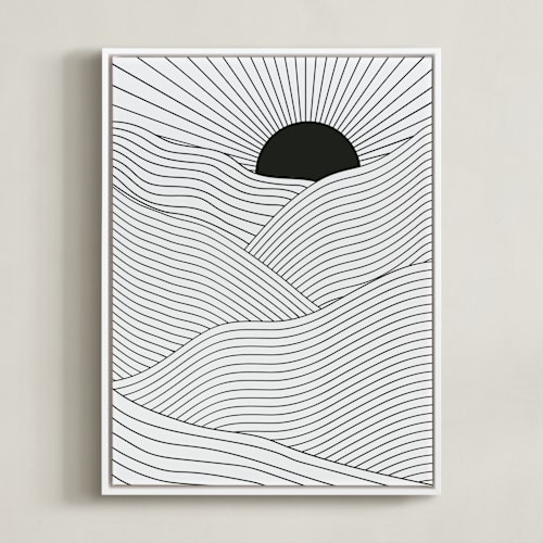 This is a stripped art by Zani van Zyl called sun and moon i