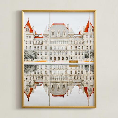 This is a saffron art by Sadye Sagov called seeing double