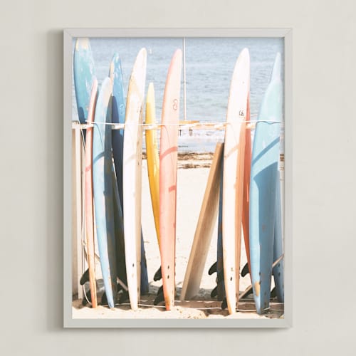 This is a surfjack art by Summer Strauch called if you wanna go + take a ride with me
