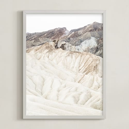This is a cream art by Kamala Nahas called white canyon 5