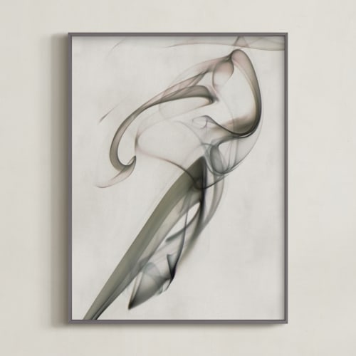 This is a smoke art by Anne Ciotola called flow