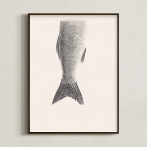 This is a linen white art by jinseikou called fin