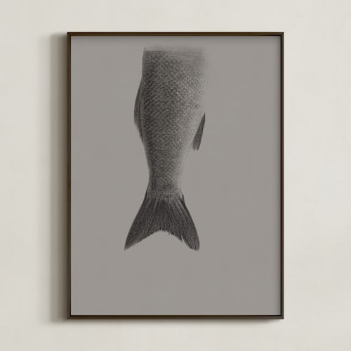 This is a graphite grey art by jinseikou called fin