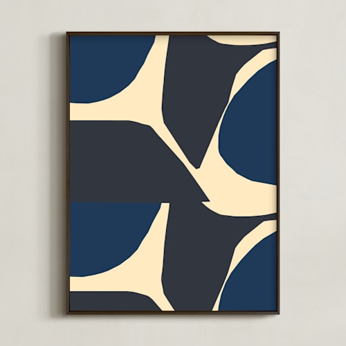 This is a indigo art by Deborah Velasquez called still i