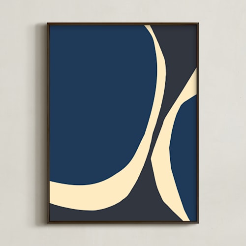 This is a indigo art by Deborah Velasquez called still ii