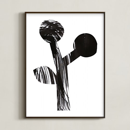 This is a obsidian art by Alexandra Dzh called bold and graphic flowers i