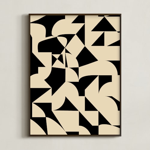 This is a noir art by Beth Vassalo called shaped