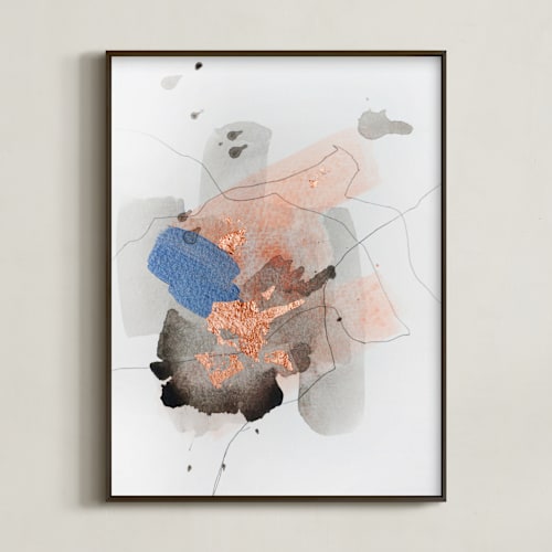 This is a glacial reflection art by Christine Olmstead called divide #2