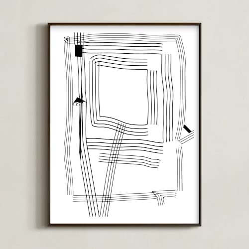 This is a blackest ink art by Kisco Print Shop called path of life