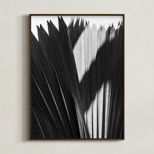 This is a black and white art by Catherine Culvenor called palmery 2