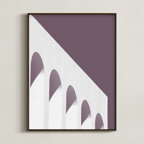 This is a dove art by Alaric Yanos called arches in black and white