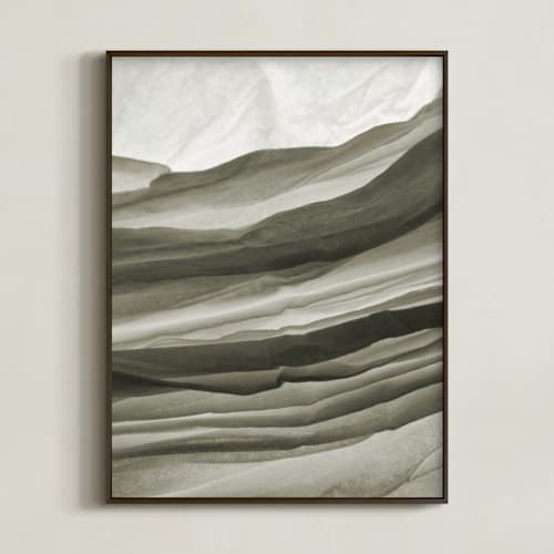 This is a charcoal art by Shannon Kohn called stratum