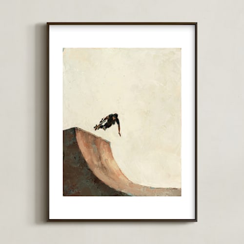 This is a butter art by Wendy Keller called skate