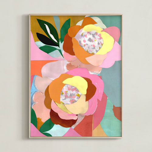 This is a prettiest pink art by cyrille gulassa called bursting life