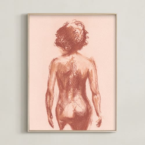 This is a blush art by Jenny Partrite called walking ahead