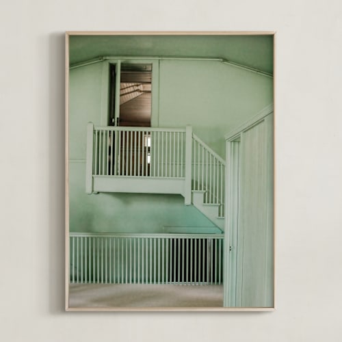 This is a minty art by C. Lorraine Design called minty poolhouse