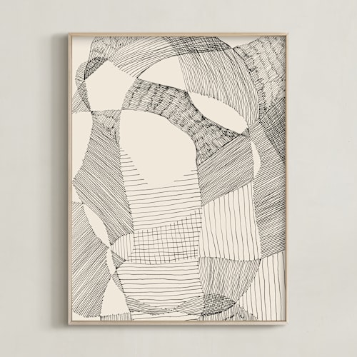 This is a ivory black art by Catilustre called random land ii
